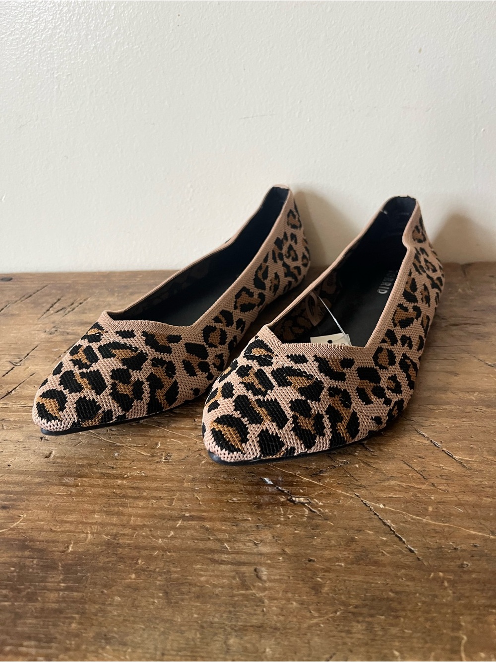 torrid NWT Leopard Knit Pointed Toe Flats size 9